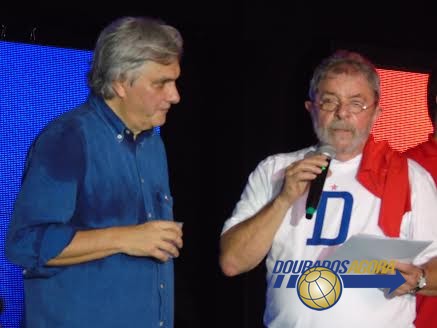 Lula vem a MS turbinar pré-campanha de Delcídio