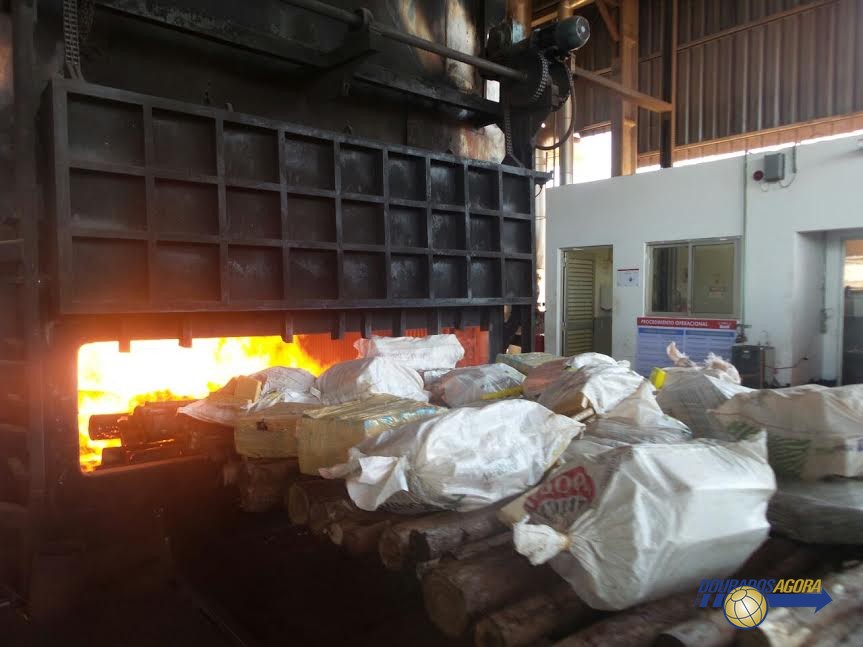 DOF incinera 45 toneladas de maconha e cocaína