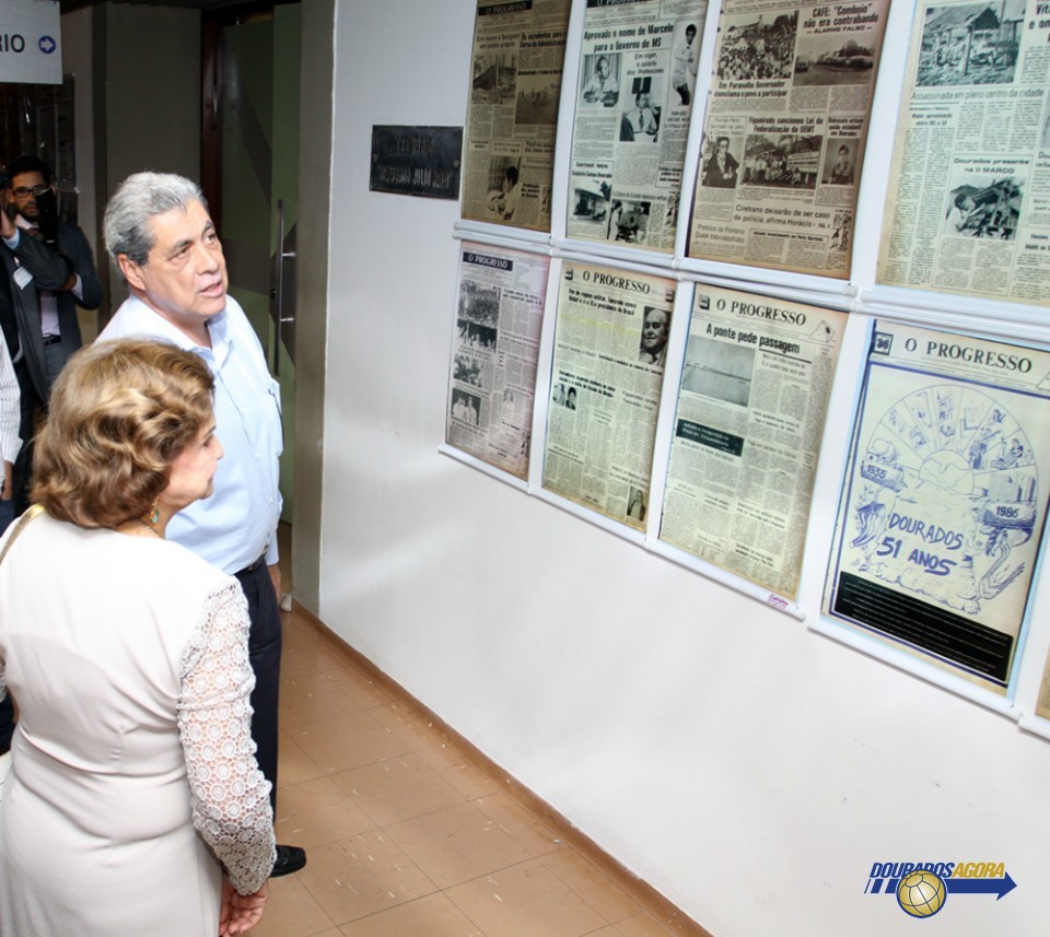 O Progresso abre exposição de capas históricas na Unigran Capital