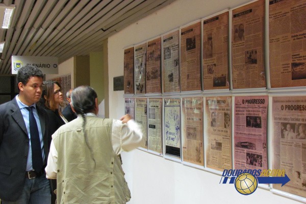 O Progresso abre exposição de capas históricas na Unigran Capital