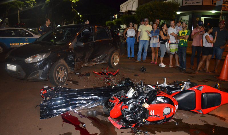 Comerciante de motos morre em acidente no centro de Dourados