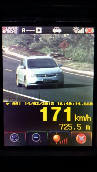 PRF multa 2.152 por excesso de velocidade. Veja fotos