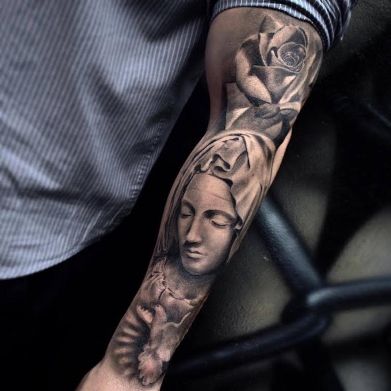 Tatuador Jorge Lange traz a Dourados a arte "Black and Grey"