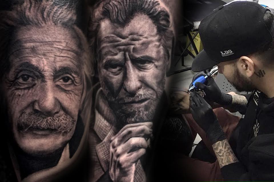 Tatuador Jorge Lange traz a Dourados a arte "Black and Grey"
