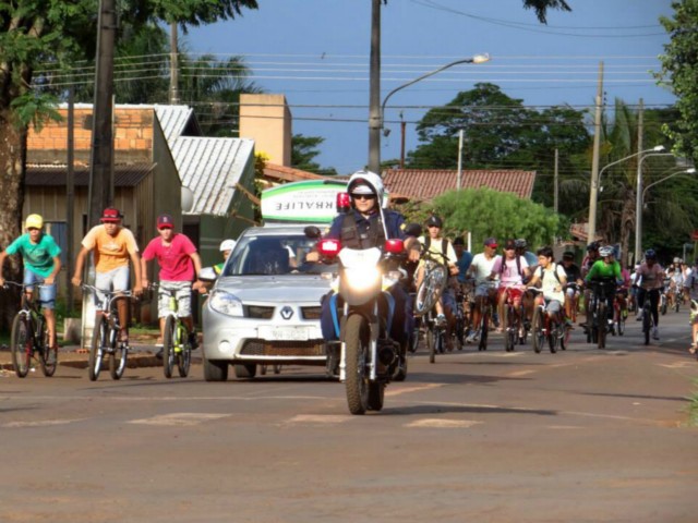 Pedalada Fisk Abilio Pietramale reúne 320 bikers em Dourados