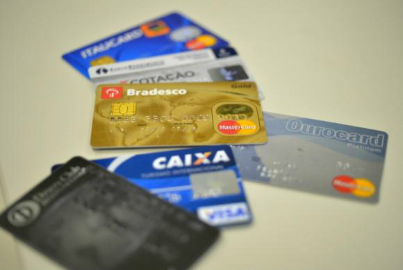 Maior parte das dívidas das famílias é de gastos com cartão de crédito.Arquivo/Agência Brasil
