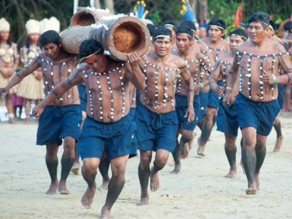 Jogos brasileiros dos povos indígenas. Foto: Mila Petrillo/Ag. InterTribal.