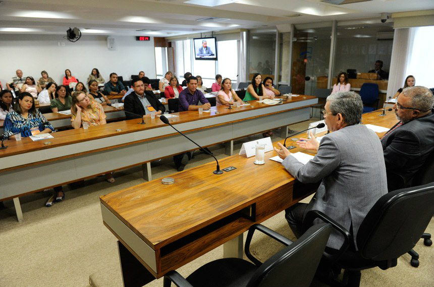 A audiência foi presidida pelo senador Paulo Paim.Foto Marcos Oliveira/Agência Senado