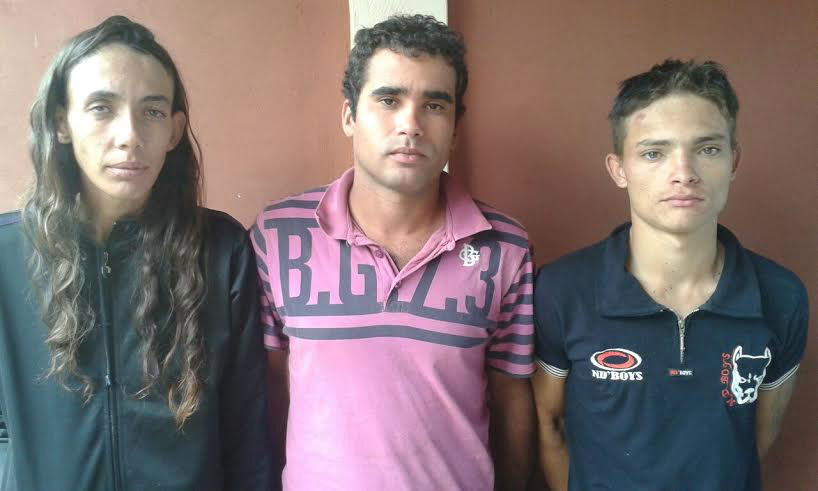 Maikon, Erik Augusto e Claudia foram presos no Guaicurus