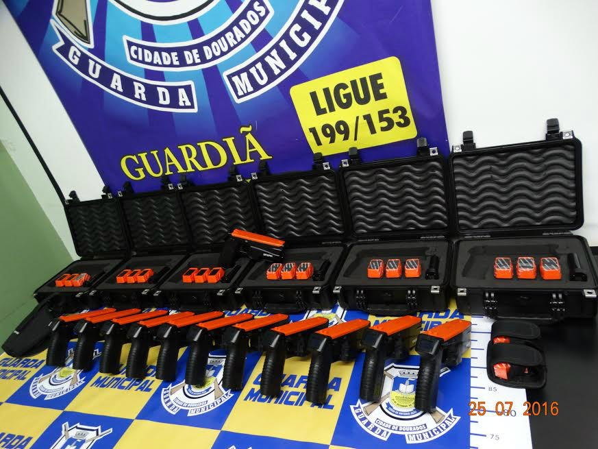 Guarda Municipal de Dourados recebe armas não letais e melhora ainda mais a sua estruturaFotos: A. Frota
