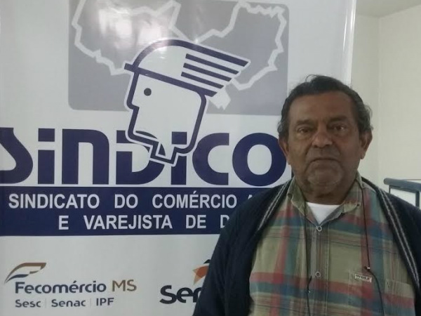 Presidente do Sindicom, Valter Castro, durante entrevista ao Douradosagora - foto - Cido Costa/Douradosagora