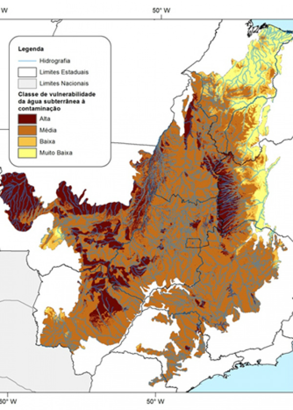 Estudo localiza águas subterrâneas mais vulneráveis no Cerrado