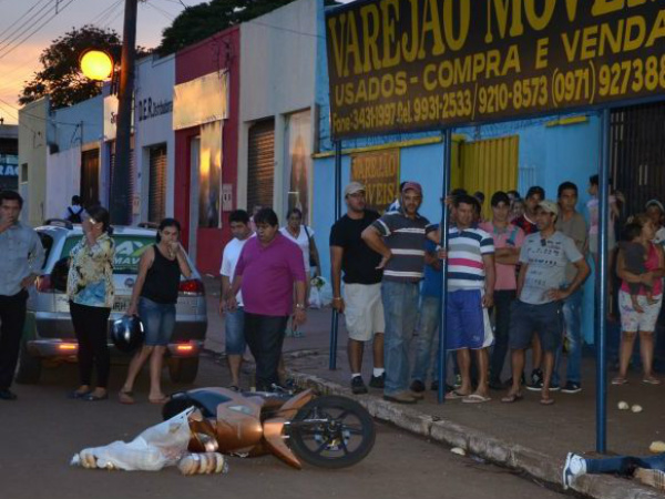 Homem foi morto a tiros - foto: Ponta Porã Digital