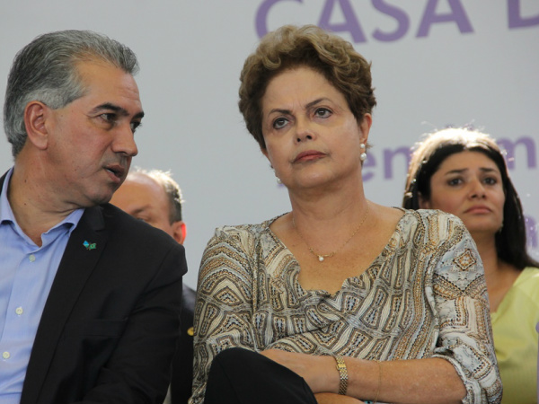 Dilma, durante evento em Campo Grandefoto - Chico Ribeiro