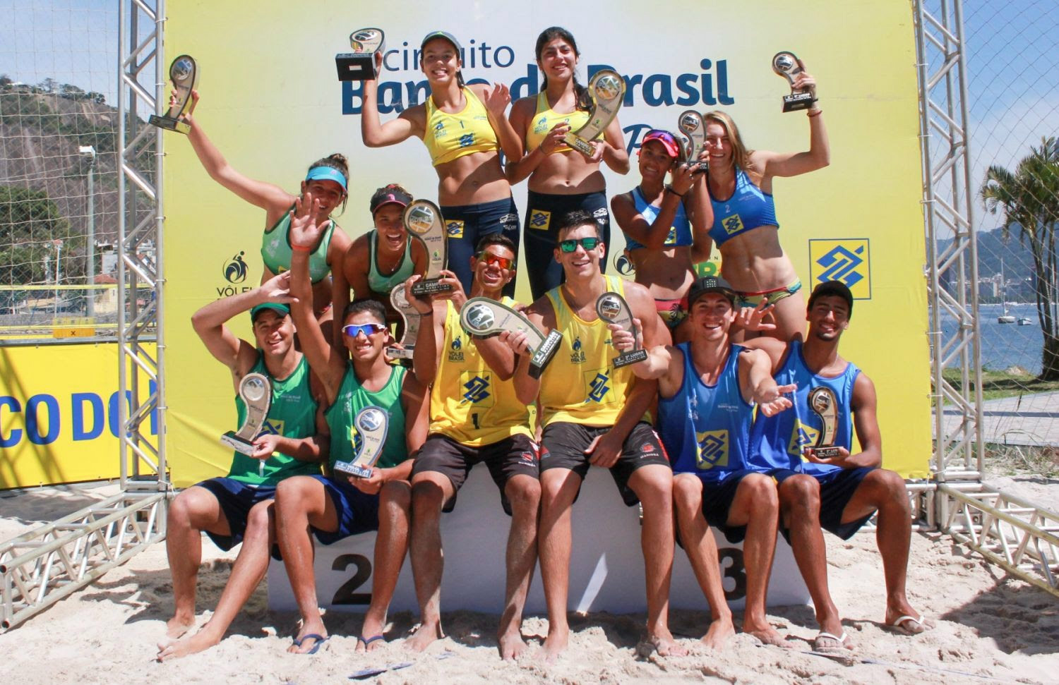 Adrielson/Arthur Lanci ficaram com o título representando o Paraná, enquanto Victoria e Tais (MS) levaram o troféu para casa após duas pratas nas duas primeiras etapas.