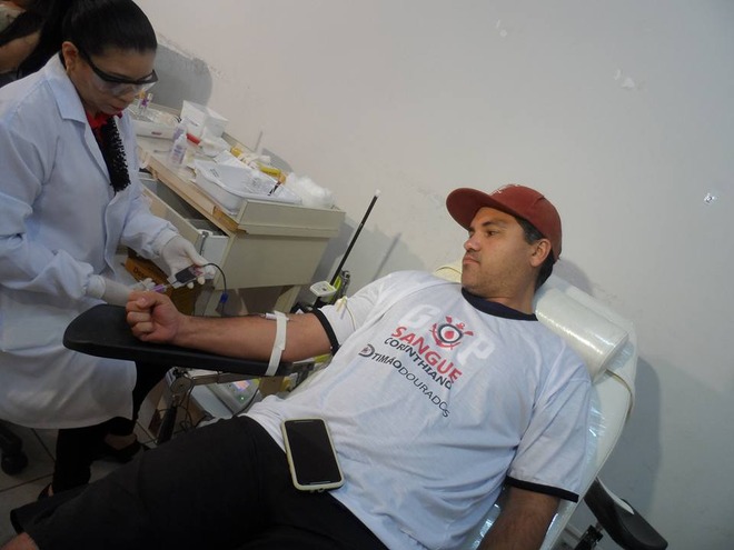 Doação de sangue da Fiel em ação passadaFoto: Arquivo