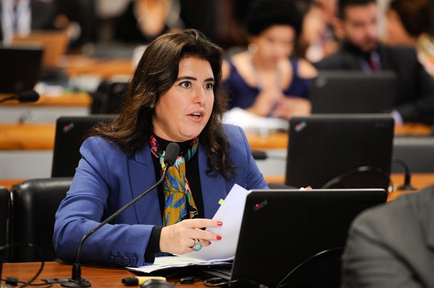 Relatora da proposta, senadora Simone Tebet (PMDB-MS)Edilson Rodrigues/Agência Senado