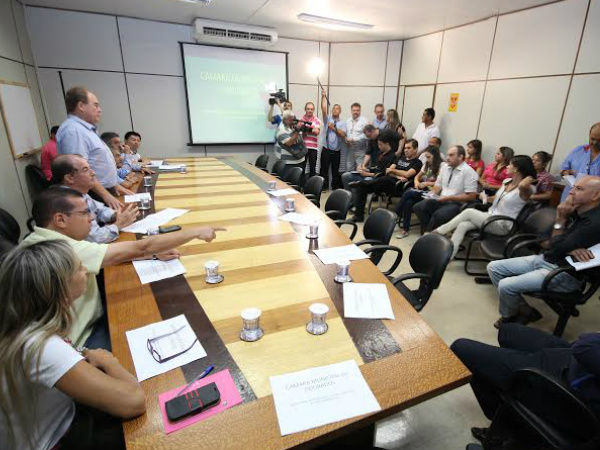 Thiago MoraisEm fevereiro, a Câmara de Dourados realizou uma entrevista coletiva para apresentar o projeto da nova sede do Legislativo à imprensa