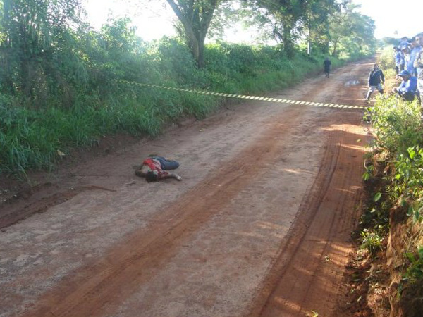 Corpo foi encontrado numa estrada vicinal no município de Caarapófoto - Alo Caarapó