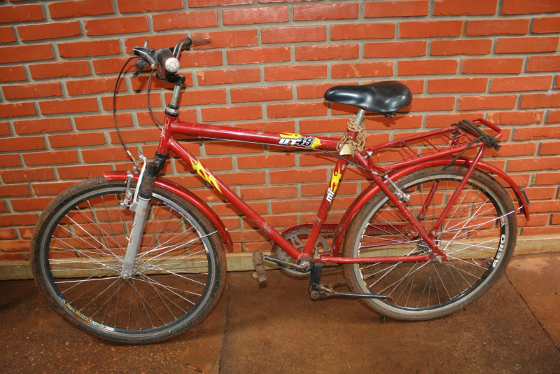 Bicicleta do jardineiro foi recuperada. Foto: Dourados Agora