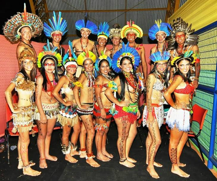 Candidatos ao Miss e Mister Indígena de 2013; o concurso deste ano acontece dia 12Crédito: A. Frota