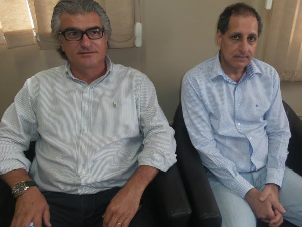 Engenheiro mecânico Marco Aurélio Cândia Braga, veio do Douradosagora com o presidente do CREA/MS  Ahmad Hassan Gebara, o Mito