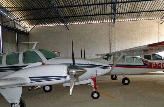 Aviões apreendidos em agosto deste ano, no interior de São Paulo (Arquivo/PF)