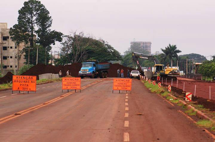 Intervenção da rodovia seguirá até a próxima segunda-feira(Foto: Franz Mendes)