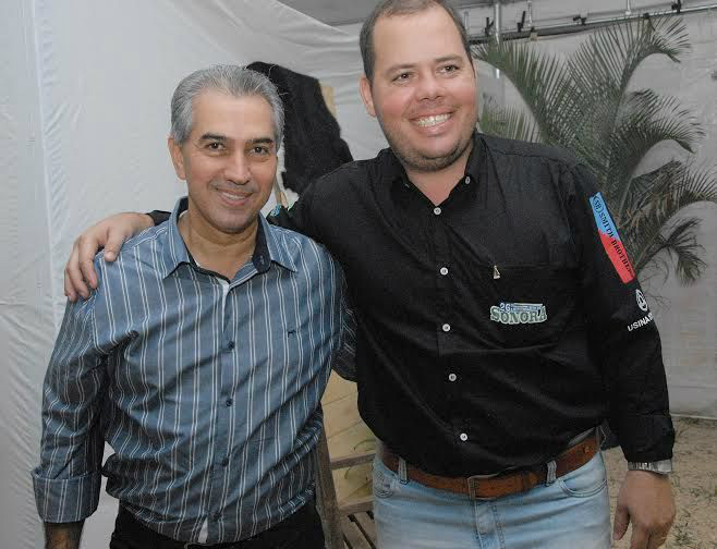 Reinaldo e o prefeito de Sonora, Yuri Valeis