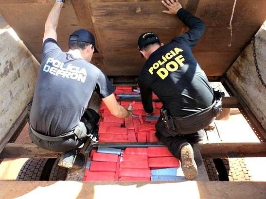 Este ano o DOF e a DEFRON já apreenderam no Estado mais de 6,5 toneladas de drogas. Foto: Divulgação