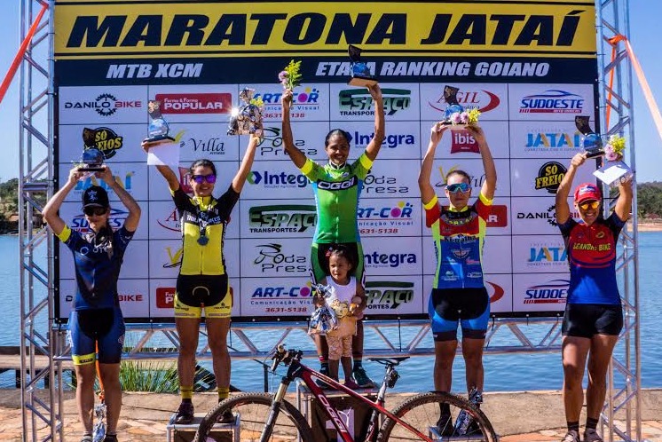A atleta sul-mato-grossense Fernanda Dourado,  da Equipe Strong Bike Coxim, garantiu o 3º Lugar na categoria Elite Feminina