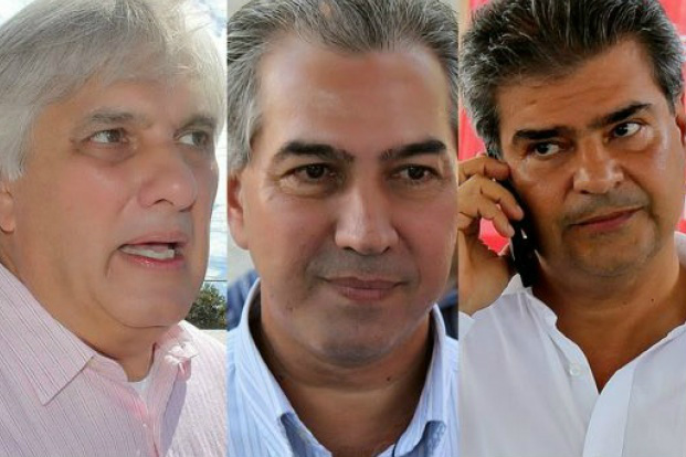 Candidatos ao governo de MS: Delcidio, Nelsinho e Reinaldo