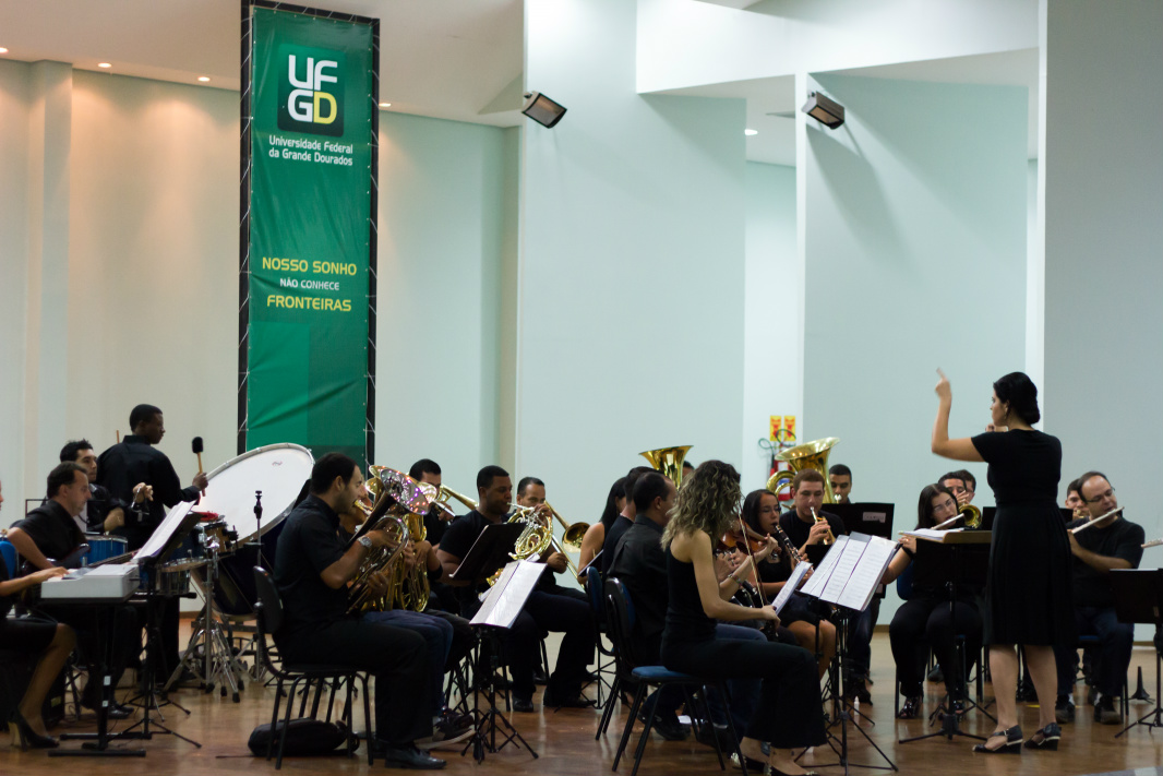 A Orquestra UFGD é um projeto de extensão desenvolvido pela Proex (Pró-reitoria de Extensão e Cultura) da Universidade (Foto: Divulgação)