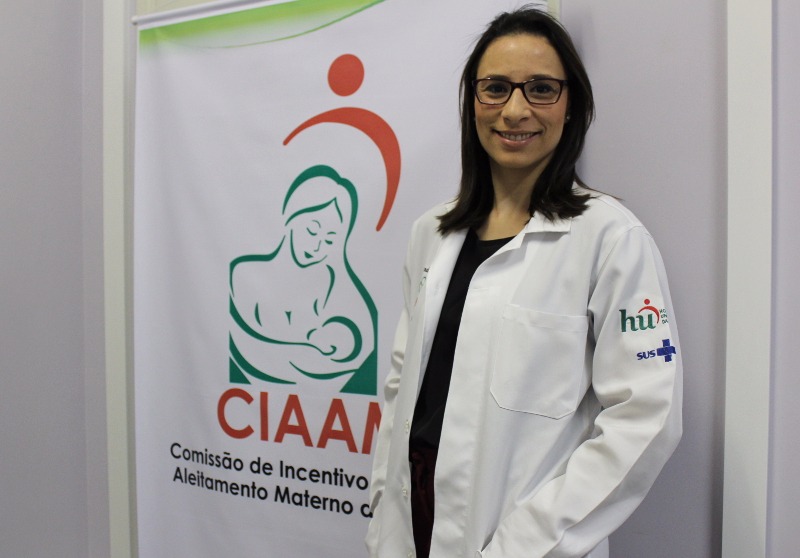 Fisioterapeuta da Maternidade do HU-UFGD, Amanda Jorge​