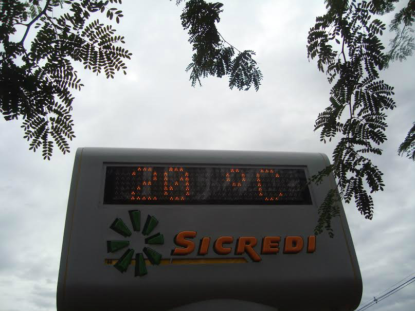 Por volta das 9h30, termômetro no centro de Dourados marcava 20ºC - foto - Cido Costa/Douradosagora