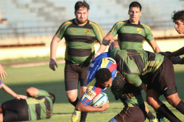 Equipe de Dourados (de verde) venceu o time de Campo Grande, jogando em casaFoto: Dourados Rugby