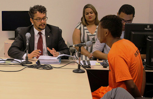 Central de Inquéritos de São Luís realiza 35 audiências de custódia. Foto: Divulgação/CGJ-MA