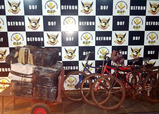 Polícia apreendeu droga e bicicletas de 'laranjas' do tráfico