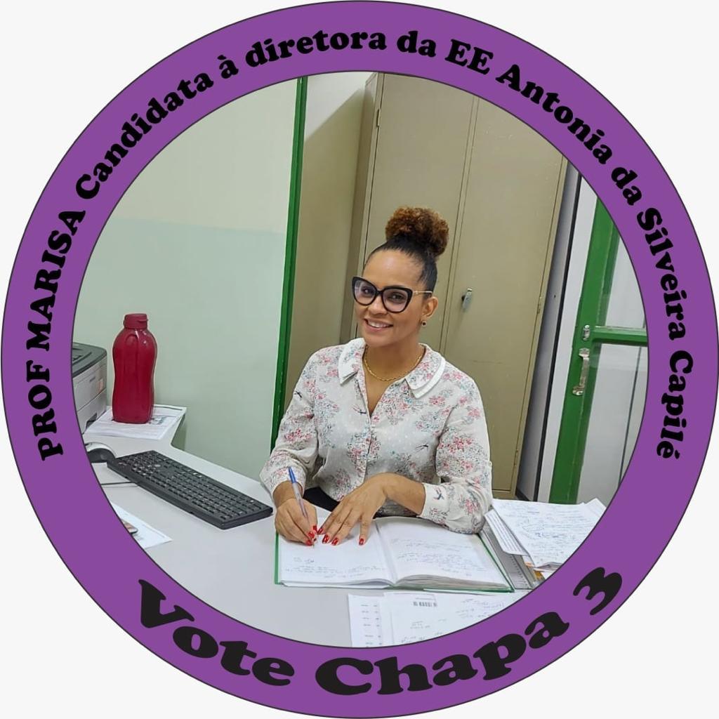 Professora Marisa concorre ao processo eletivo de diretor da escola Capilé