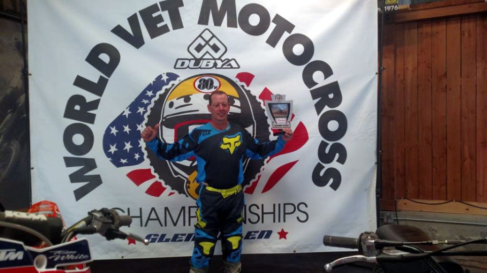 Piloto de Maracaju é vice-campeão do Mundial de Motocross para Veteranos nos EUA