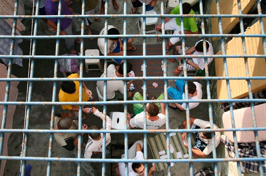 A ONG Human Rights Watch estimou que, no final de 2018, o número de presos no Brasil já passava de 840 mil. É a terceira maior população carcerária do mundoGláucio Dettmar/Ag.CNJ