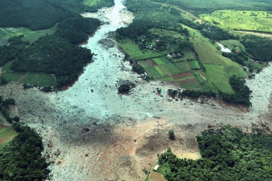 Crédito: Presidência da República/ Divulgação Área atingida pelo rompimento da barragem em Brumadinho, em Minas Gerais Área atingida pelo rompimento da barragem em Brumadinho, em Minas Gerais