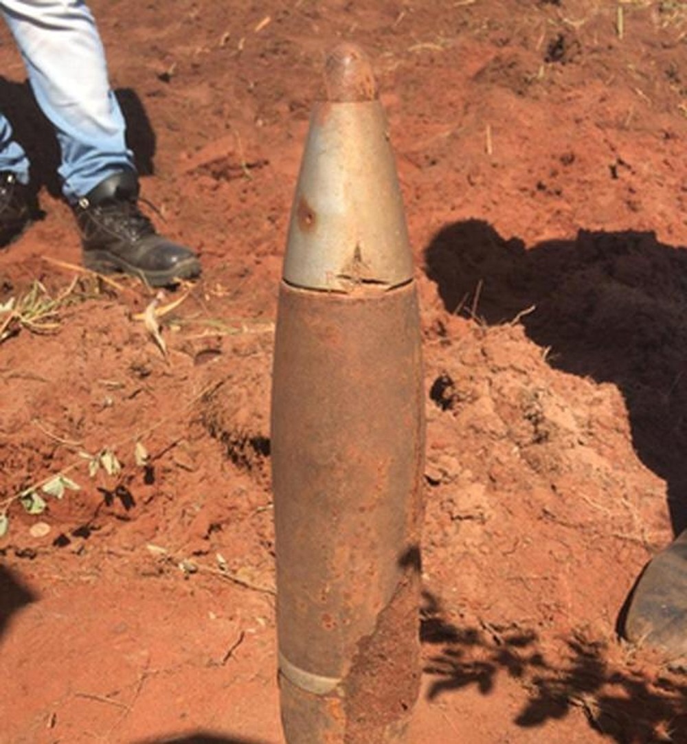 Bomba de 40 centímetros é encontrada em cidade de MS