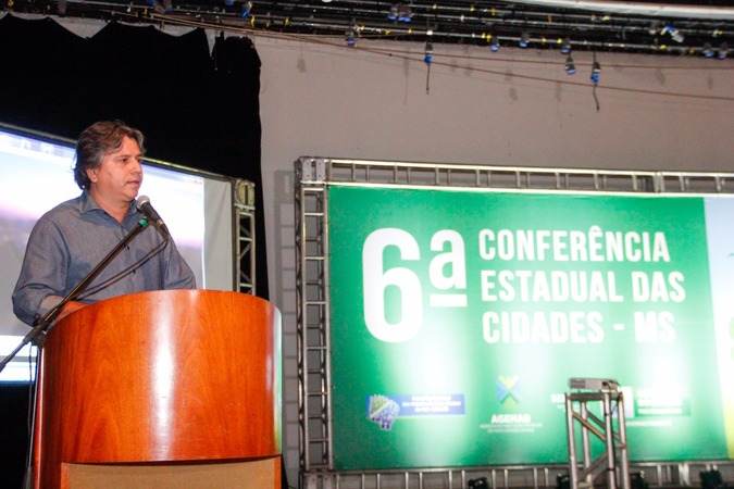 Caravina discursa na Conferência das CidadesFoto: Edson Ribeiro