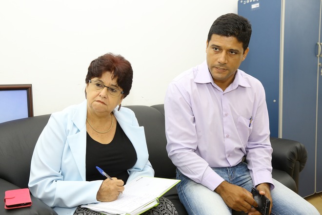 Secretária de Saúde, Berenice Oliveira, e o adjunto, Vagner CostaFoto: A. Frota