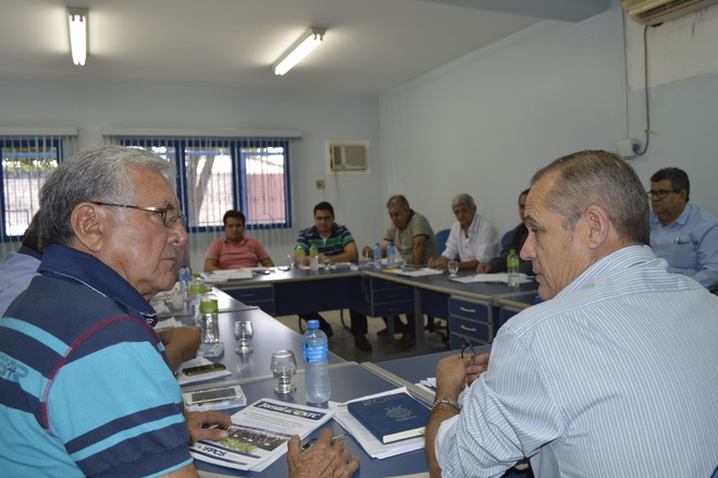 Reunião da diretoria da Federação dos Trabalhadores no Comércio e Serviços de Mato Grosso do Sul – Fetracom-MS