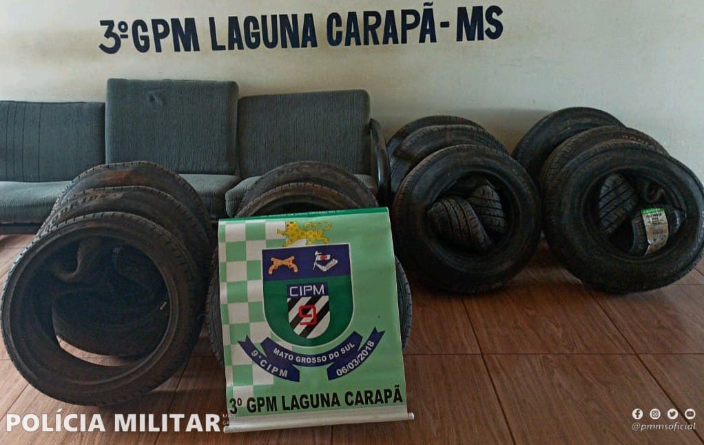 Polícia Militar de Laguna apreende produtos contrabandeados
