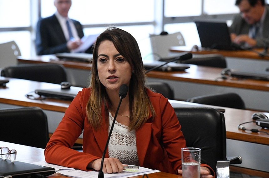 A senadora Soraya Thronicke (PSL-MS) apresentou relatório favorável à propostaEdilson Rodrigues/Agência Senado