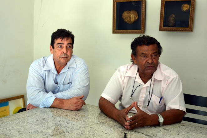Publicitário Fernando e Valter Castro, presidente do Sindicom