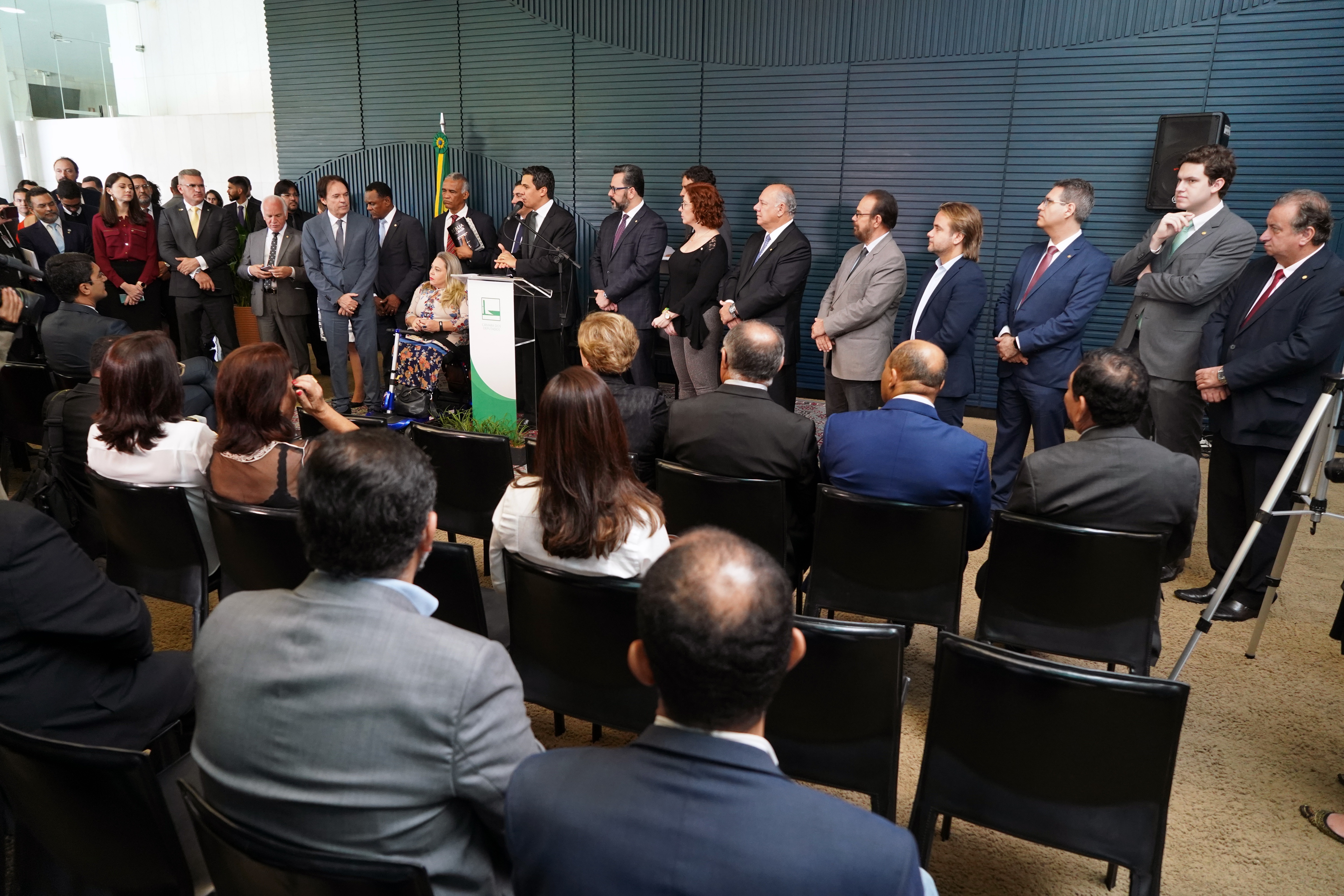 Pablo Valadares/Câmara dos Deputados / Lançamento da frenteDeputados e líderes religiosos prestigiaram o relançamento da Frente Parlamentar na Câmara